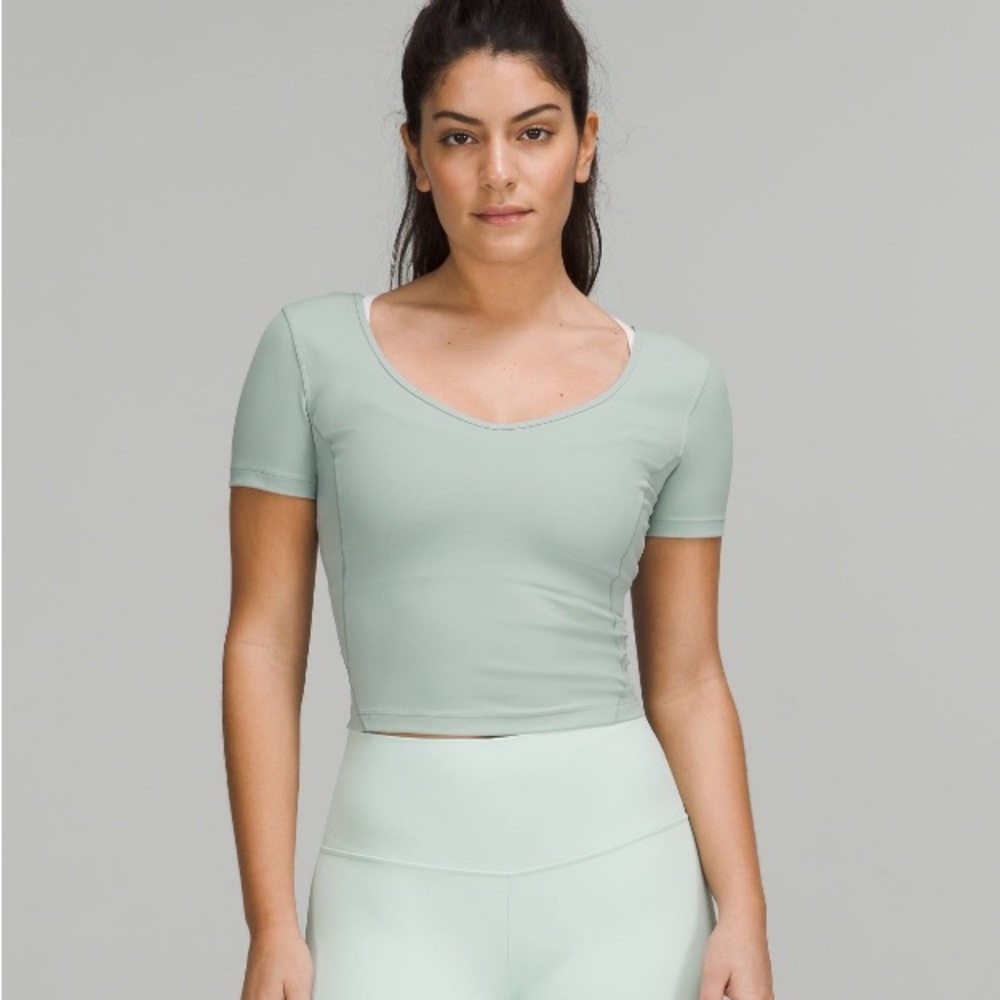 Lululemon Align Tank Silver Blue